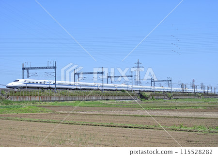 Tokaido Shinkansen Shin-Yokohama-Odawara JR Central N700A Series 2000 Series X Formation (Tokyo) Nozomi Hikari 115528282