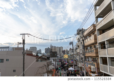 Scenery of Yanaka Ginza in Taito Ward, Tokyo 115528384