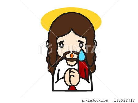 Jesus Christ praying Jesus Christ praying 115528418