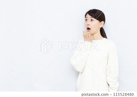 Surprised woman Surprised woman 115528480