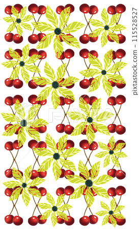 seamless pattern with berries seamless pattern with berries 115528527