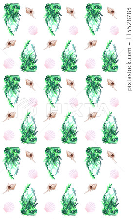 seamless pattern with watercolor cactus seamless pattern with watercolor cactus 115528783