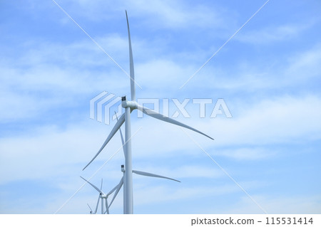 風力和藍天 115531414