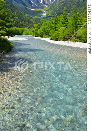 Spring, Kamikochi, Azusa River 115534181