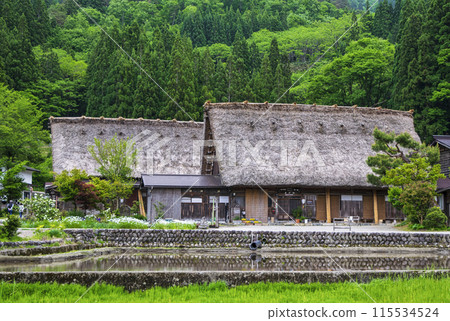 Gifu Prefecture Shirakawa-go Gassho-style Village Gassho-style Guesthouse Kidoya World Heritage Site 115534524
