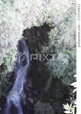 Waterfall called Buraco do Padre in Ponta Grossa, Parana, Brazil Waterfall called Buraco do Padre in Ponta Grossa, Parana, Brazil 115534911