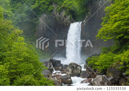 [Niigata Prefecture_Myoko City_Naena Falls] Naena Falls where you can enjoy the beauty of the valley throughout the four seasons 115535530