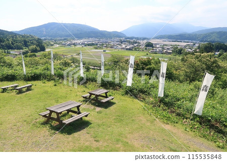 Overlooking Sekigahara from the site of Mitsunari Ishida, Sasaoyama 115535848