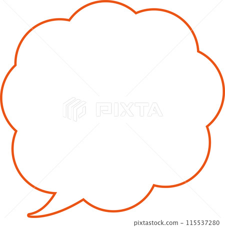講話泡泡圖紅色 115537280
