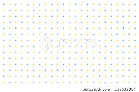 Hand-drawn blue and yellow dot background Hand-drawn blue and yellow dot background 115538994