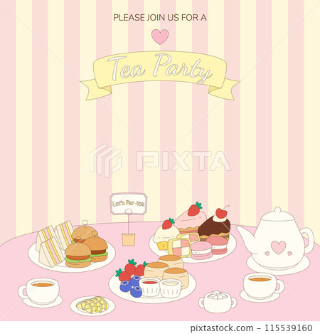 cute tea party invitation 2 cute tea party invitation 2 115539160