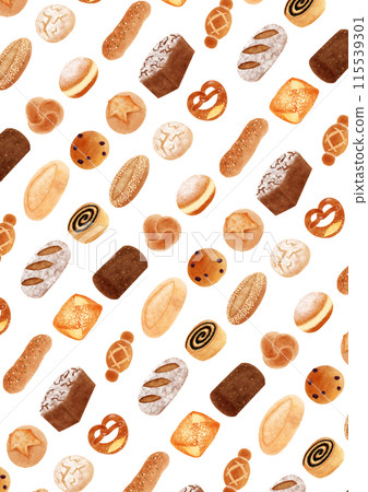 A4尺寸德國麵包背景素材 115539301