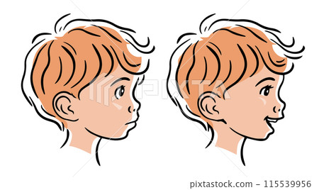 Portrait of a cute little boy 115539956