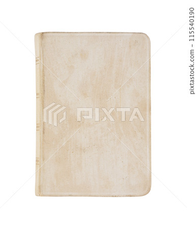 Old book cover isolated on white background with clipping path 115540190