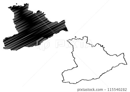 Schlatt-Haslen District (Switzerland, Swiss Confederation, Canton of Appenzell Innerrhoden or Appenzell Inner-Rhodes) map vector illustration, scribble sketch Bezirk Schlatt Haslen map Schlatt-Haslen District (Switzerland, Swiss Confederation, Canton of Appenzell Innerrhoden or Appenzell Inner-Rhodes) map vector illustration, scribble sketch Bezirk Schlatt Haslen map 115540282