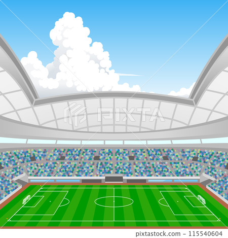 Retractable dome type soccer stadium Retractable dome type soccer stadium 115540604