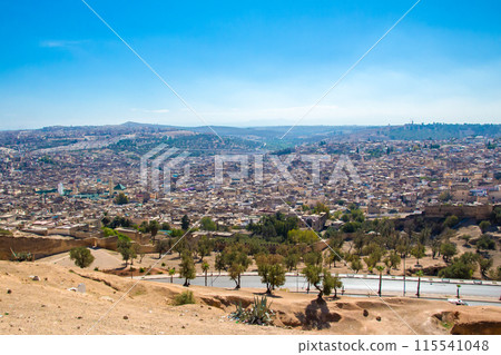 Fes, a city in northern inland Morocco, Africa Fes, a city in northern inland Morocco, Africa 115541048