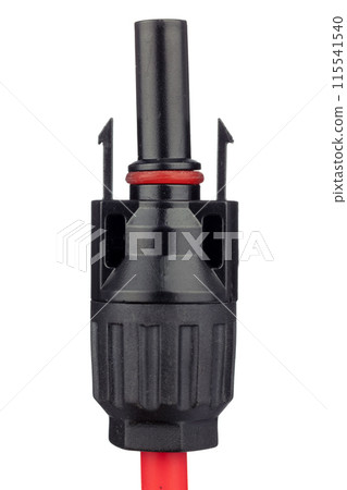 Detailed Macro Shot of Connector Parts, Photovoltaic 115541540