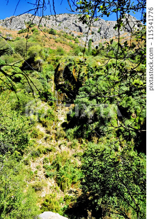 Uzbekistan mountain landscape. Foothills of the Pamirs. 115541776