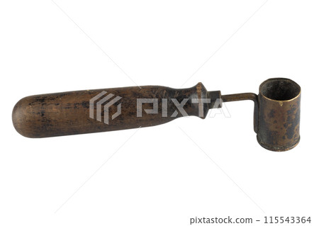 Antique black powder measure for loading cartridge. 115543364