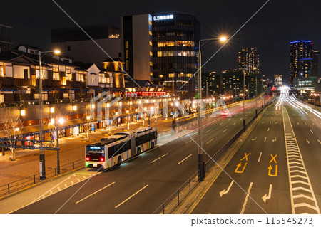 Tokyo night view: Toyosu attracts many visitors 115545273