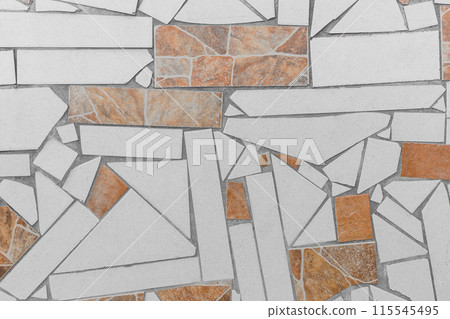 Pattern brown paving slabs floor road surface street city background texture tile urban pavement structure Pattern brown paving slabs floor road surface street city background texture tile urban pavement structure 115545495