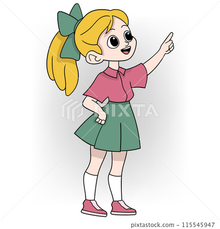 cartoon doodle illustration of school student activities cartoon doodle illustration of school student activities 115545947