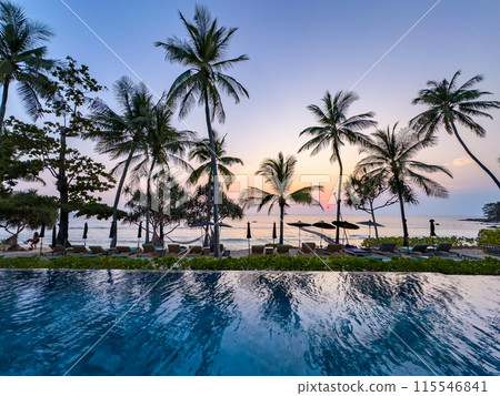 Pool villa in resort in trisara beach in Bang Tao, Phuket, Thailand Pool villa in resort in trisara beach in Bang Tao, Phuket, Thailand 115546841