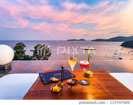 Rooftop bar view in Ao Yon Yai beach in Phuket, Thailand 115547000