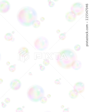 Colorful soap bubble watercolor pattern background vertical Colorful soap bubble watercolor pattern background vertical 115547046