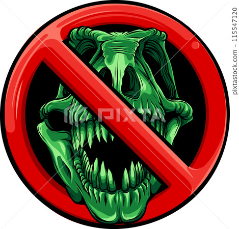 skull of dinosaur tyrannosaurus rex. vector illustration design skull of dinosaur tyrannosaurus rex. vector illustration design 115547120