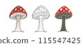 Mushroom icon Isolated Vector illustration 115547425