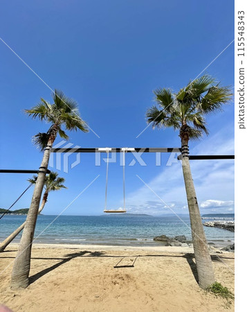 [福岡] 福岡縣絲島市的棕櫚樹鞦韆 115548343