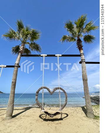 [福岡] 福岡縣絲島市的棕櫚樹鞦韆 115548344