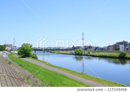 神奈川縣、橫濱市、綱島、鶴見川 115548406