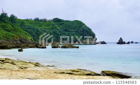 Toumai Beach on Tsuken Island in Uruma City, Okinawa Prefecture 115548563