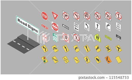 等距道路標誌 115548733