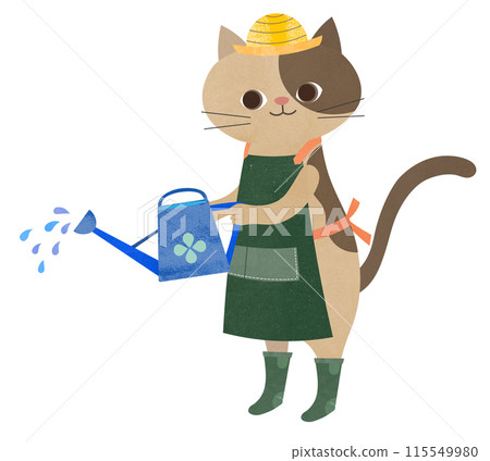 Watering cartoon 115549980