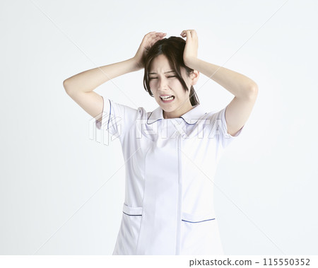 White back nurse 115550352