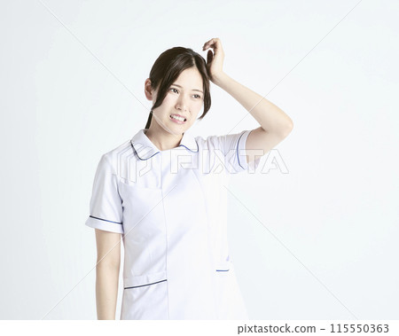 White back nurse 115550363