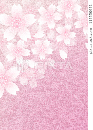 Cherry blossoms Japanese pattern watercolor background 115550651