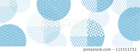 Japanese pattern, design, Japanese paper, background 115551731