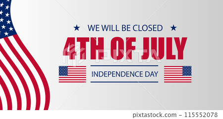 American Pride Closure 4th of July Closure with Flag Design American Pride Closure 4th of July Closure with Flag Design 115552078