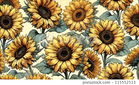 向日葵畫 115552513