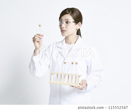 白人背景女研究員 白人背景女研究員 115552587
