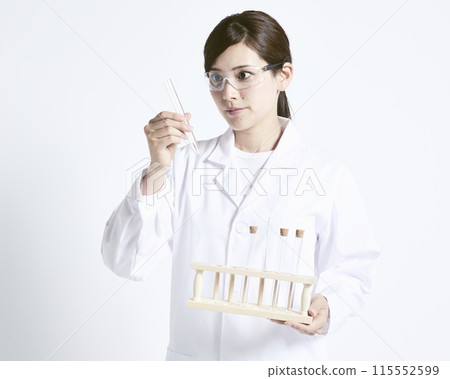 白人背景女研究員 白人背景女研究員 115552599