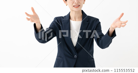 A woman complaining 115553552