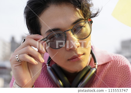 Fashion portrait of a young man Fashion portrait of a young man 115553747