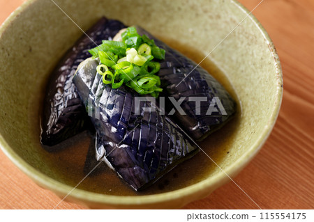 Boiled eggplant Boiled eggplant 115554175