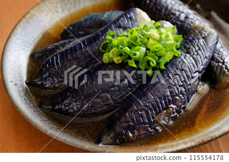 Boiled eggplant 115554178